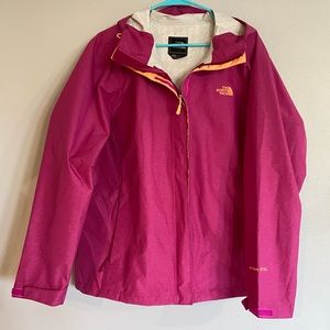 Women’s North Face Hyvent 2.5L Rain Jacket XL-Pink